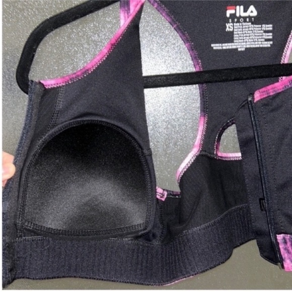 ❤️🔥FIRM PRICE❤️🔥 NWOT FILA SPORT® Zip Front Medium-Impact Sport bra - Picture 5 of 10